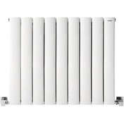 Resim 600mm x 715mm Lilac Yüksek Isı Kapasiteli Dekoratif Yatay Beyaz Alüminyum Radyatör 