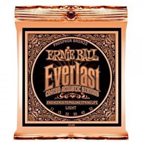 Resim Ernie Ball P02548 Everlast Akustik Gitar Teli (Light) 