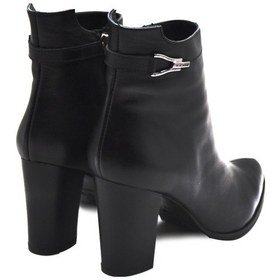 Resim Kadın Topuklu Sivri Burun Deri Bot Siyah 2355801k Siyah 