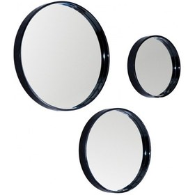 Resim Cool 3Lü Ayna Siyah 