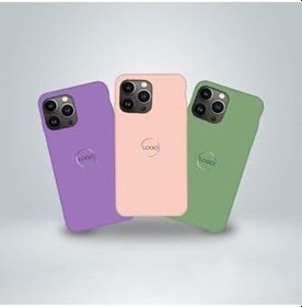 Resim PSR aksesuar Çok Renkli Lansman İçi Kadife Logo Baskılı 3'lü set MOR,PEMBE,FISTIK YEŞİL Phone 13 Promax ile uyumlu 