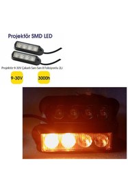 Resim orco 1 Takım Professıonal Bar Led 9v-30v Düz Yanar & Flaş 8 Modlu Smd Projektör Model 12 X 3.50 