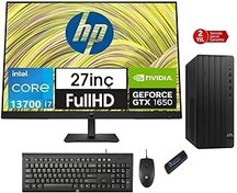 Resim Hp 290 Pro G9 Intel Core I7 13700 32GB 1tb SSD 4GB/GTX1650 27" Monitör WINDOWS11PRO Masaüstü Blgisayar 9624A8ET53+ZETTAUSBBELLEK 