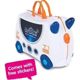 Resim Trunki Çocuk Bavulu - Uzay Gemisi Skye (Sticker Seti Hediyeli) 