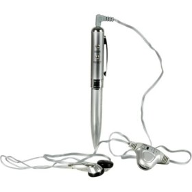 Resim Mini Radyo Kalemli, Beyaz Renk, Taşınabilir ve Şık Tasarım 