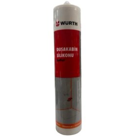 Resim Würth Duşakabin Silikonu Şeffaf Renkli Yüksek Performanslı Yapıştırıcı İçin Özel Formül 