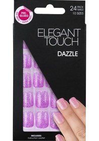 Resim Elegant Touch Takma Tırnak Jelly Nails Dazzle Lila 