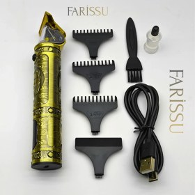 Resim 212 Farissu Dearling RF-1863 Antika Tasarım Profesyonel Kablosuz Saç Sakal Traş Makinesi 
