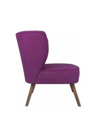 Resim Bienville Tekli Koltuk Mor 