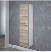 Resim Denko Terra 35 Cm Mdf Boy Banyo Çamaşır Dolabı (Alize Kapak) Çok Renkli 