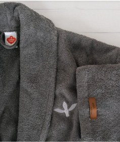 Resim Cottonbox Wellness Zen Antrasit Tek Kişilik Bornoz S-m Antrasit 