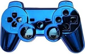 Resim OSTENT Sony PS3 Bluetooth Kumandası için Tam Kumanda Kılıfı Muhafaza Düğme Kiti Renk Mavi 