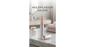 Resim MiraLive Ince Uçlu Yüz Tüy Alma Epilasyon Aleti Kaş Bıyık Için 