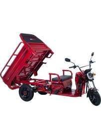 Resim Stmax GF710 3 Tekerli Kasalı Elektrikli Moped - Kırmızı 