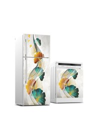 Resim Buzdolabı Ve Bulaşık Makinası Beyaz Eşya Sticker Kaplama Modern Sanat 