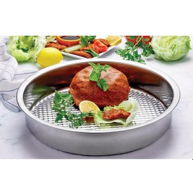 Resim Paslanmaz Çelik Çiğköfte Tepsisi 57,8cm 