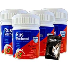 Resim Buğz Rus Merhemi Glegnid Blue Tüy Kremirus Merhemi 4 Tane x 50 ml + Yanında Jel - 000031KI 