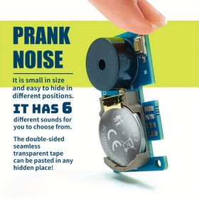 Resim 1 Adet Elektronik Çıngırak Şaka Oyuncak - Gerçekçi Çıngırak Sesli, Kompakt ve Taşınabilir, Uzun Pil Ömrü, Gizli Yerleştirme için Düzgün Bant - Yetişkinler, Partiler, Ofis, Ev, Araba İçin Komik Şakalar - Eğlenceli Hediye (Mavi), Parti Şakaları, Ofis Mizahı, Diskret Tasarım, Oyuncağı Gadget, Dayanıklı Reçine 