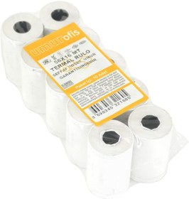 Resim CET PRIME 56x16 mt 10lu Paket Termal Pos Rulosu 