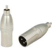 Resim Roxtone RX-J384 Rca Erkek-Xlr 3 Pin Erkek Çevirici 15Lİ Paket 