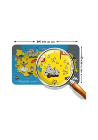Resim Eğitici Ve Öğretici Cocuk Odası Türkiye Haritası Duvar Sticker-60x105-3881 Renkli 