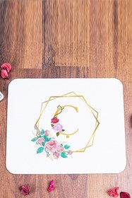 Resim Procity Ç Harfi Geometrik Yaldız Tasarım Mouse Pad 