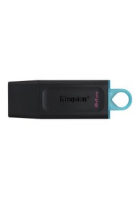 Resim Kingston Dtx-64gb 64gb Usb3.2 Gen 1 Datatraveler Exodia Black + Teal Flash Bellek 