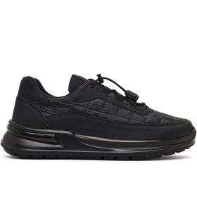 Resim Derimod Erkek Siyah Kalın Tabanlı Deri Sneaker 25WFD640914 