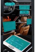 Resim essida Audi S8 2023-2024 Model Araç içi Tüm Ekranlar için Uyumlu MAT Görünüm Ekran Koruyucu Nano Cam MAT 