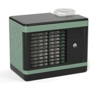 Resim Nemlendirici Masaüstü Fan Taşınabilir Klima Fan Mini Fan Plus Su Soğutucu 0822 Yeşil 