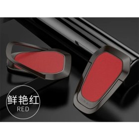 Resim GongtuShop Kırmızı Stil Metal Parmak Iş Yüzük Evrensel Cep Telefonu Holde Derece Döndürme Parmak Yüzük Tutucu Manyetik Araba Braketi Standı (Yurt Dışından) 