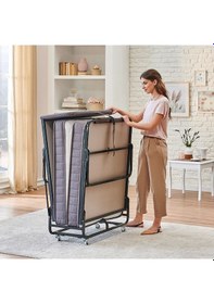 Resim Yataş Bedding Flexbed Katlanır Somya-Yatak Tek Kişilik 90x200 