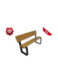 Resim Ntconcept Ntconcept Masif Ağaç Sırtlı Bank 