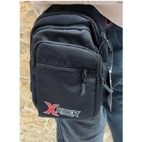 Resim ultramotor Forte GT XRider Tekstil Siyah Çok Gözlü Bacak Çantası 