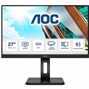 Resim AOC Q27P2CA 27" 75Hz 4Ms HDMI - DP - USB-C WQHD Adaptive-Sync IPS Pivot Vesa Monitör 