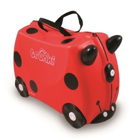 Resim Trunki Çocuk Bavulu - Uğurböceği Harley 