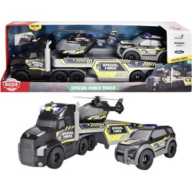 Resim Dickie Özel Kuvvetler Tırı Helikopter ve Araç Seti 70cm 