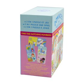 Resim Floss & Rock Çift Taraflı Domino Kartları - Rainbow Fairy - 2 YAŞ VE ÜZERİ 