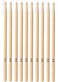 Resim Chroma Baget - Davul - 5 Çift Bateri Bageti Drumsticks 5a Pürüzsüz Yüzey 