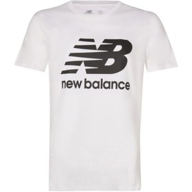 Resim New Balance Lifestyle Kadın T-shirt Wnt1203-wt Beyaz 