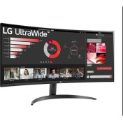 Resim LG 34" 100 Hz WQHD 3440X1440 (Dp+Hdmı+Usb-C) Freesync Curved Monitör 34WR55QC-B 