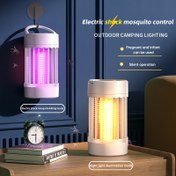 Resim USB Sivrisinek Sallama Lambası - 360° Elektrik Şoku, UV Böcek Tuzak, Dayanıklı Plastik Gölgelik, Gençler ve Evcil Hayvanlar için Güvenli, USB Güç Modu, 36V veya Altı İşletme, İç Mekan Böcek Kontrolü | UV Işık Tuzak | ABS Yapı, Sivrisinek Öldürücü Lambası 
