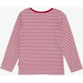 Resim Breeze Kız Bebek Uzun Kollu Tişört Çizgili 9 Ay-3 Yaş, Fuşya-fuşya Fuşya 