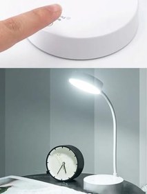 Resim Orret Home Şarjlı Dokunmatik Akrobat Masa Lambası - 12 LED'li Katlanabilir Kitap Okuma ve Çalışma Işığı, Beyaz Işık, Işıldak Modlu Taşınabilir Masa Üstü Lamba-Kitap Okuma Işığı 