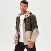 Resim Skechers Outerwear Colorblock Rain Erkek Haki Mont 
