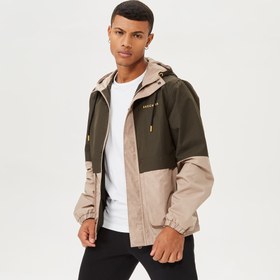 Resim Skechers Outerwear Colorblock Rain Erkek Haki Mont 