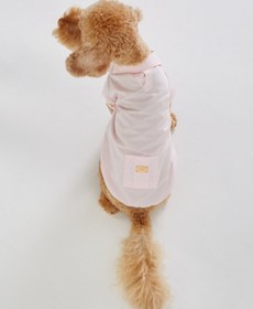 Resim Pembe Köpek Gömlek - Gold Düğmeler ve Cep Detaylı - XXL 