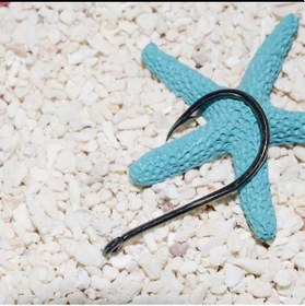 Resim Chinu Halkalı Black Nikel Olta İğnesi No:1 70'li Paket 