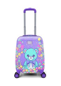 Resim Coral High Kids Şeker Ayıcık Desenli Çocuk Valizi 16693 Mor 