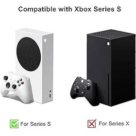 Resim Skin Sticker Compatible with Xbox Series S Console, Full Cover Wrap Protector Decal for Wireless Controller 